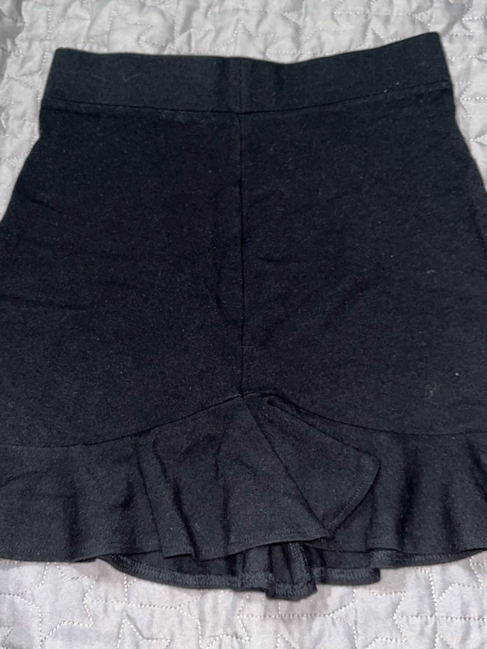 Forever 21 Black Ruffle Hem Kids Skirt